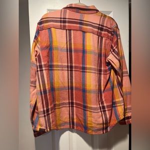 Pink/orange flannel jacket